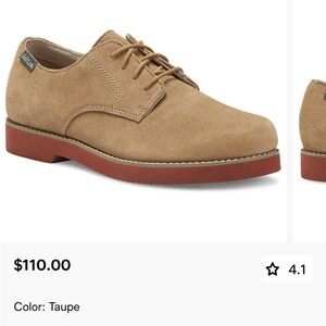 Eastland Taupe Suede Lace-Up Shoes